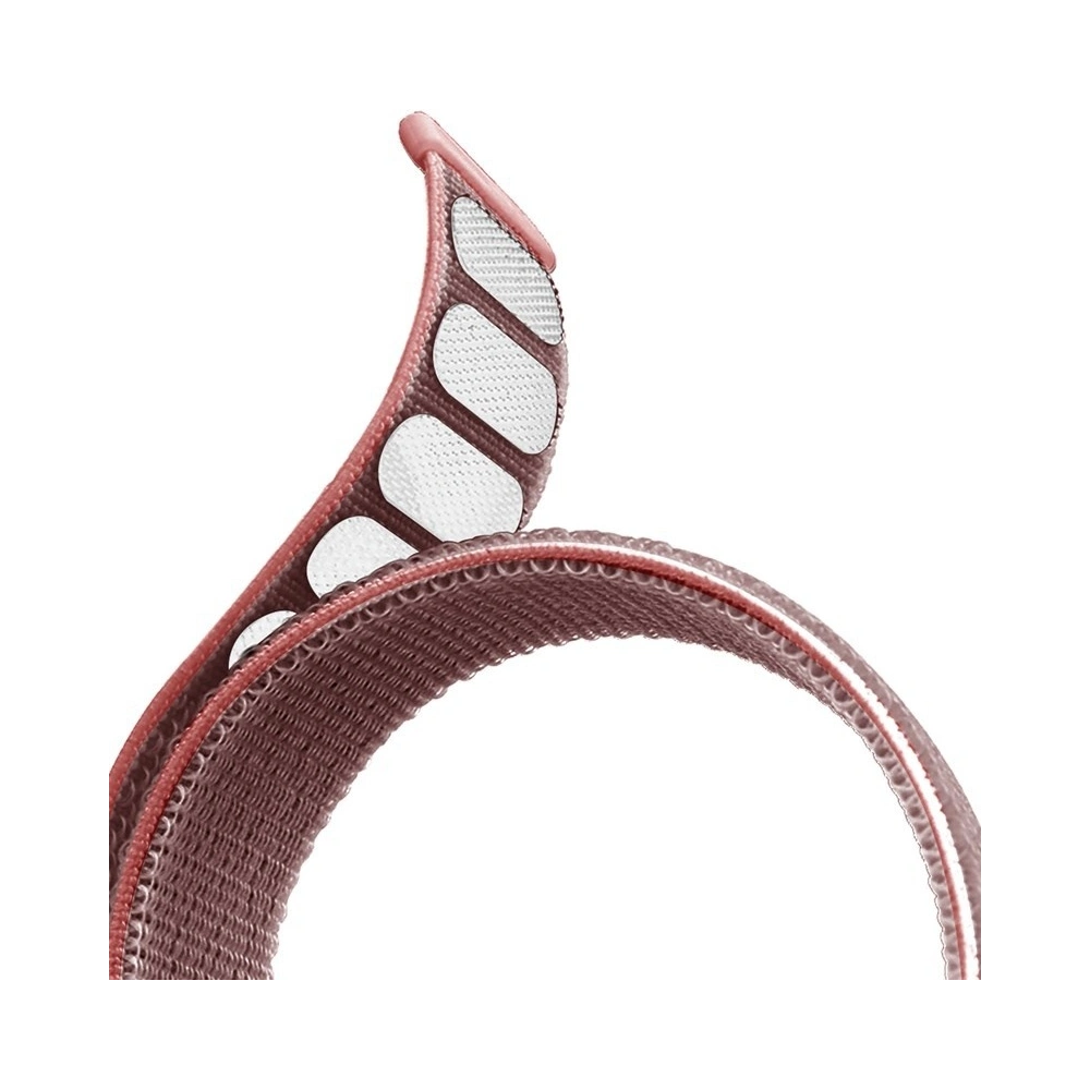 Nylonowy pasek PURO Band Apple Watch 4/5/6/7/SE/8/9/10 40/41/42mm (Różowy)