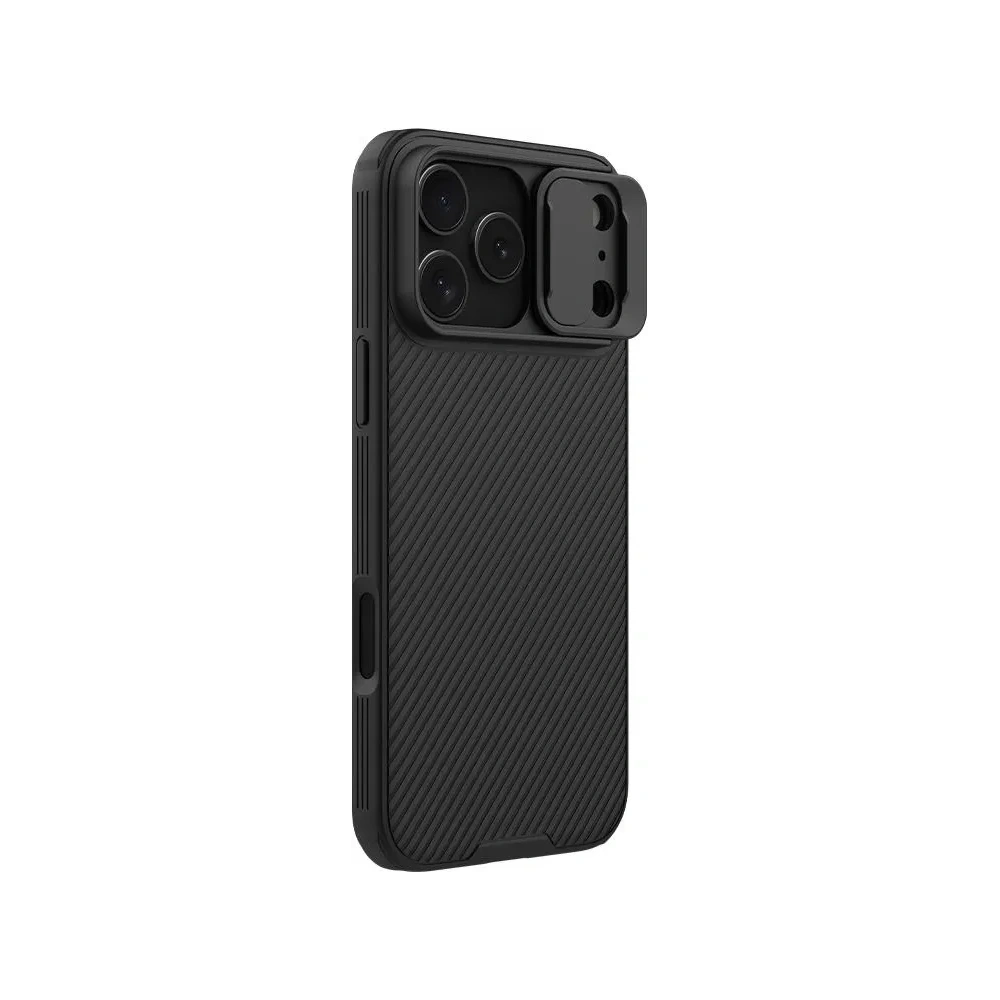 Etui Nillkin Camshield Pro z osłoną aparatu iPhone 17 Pro Max Black / Czarny