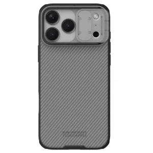 Etui Nillkin Camshield Pro z osłoną aparatu iPhone 17 Pro Max Transparent Black / Przezroczysty Czarny Etui Nillkin Camshield Pro z osłoną aparatu iPhone 17 Pro Max Transparent Black / Przezroczysty Czarny