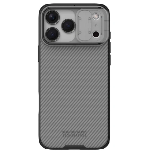 Etui Nillkin Camshield Pro z osłoną aparatu iPhone 17 Pro Max Transparent Black / Przezroczysty Czarny Etui Nillkin Camshield Pro z osłoną aparatu iPhone 17 Pro Max Transparent Black / Przezroczysty Czarny