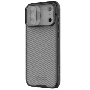 Etui Nillkin Camshield Pro z osłoną aparatu iPhone 17 Pro Max Transparent Black / Przezroczysty Czarny Etui Nillkin Camshield Pro z osłoną aparatu iPhone 17 Pro Max Transparent Black / Przezroczysty Czarny