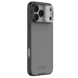 Etui Nillkin Camshield Pro z osłoną aparatu iPhone 17 Pro Max Transparent Black / Przezroczysty Czarny Etui Nillkin Camshield Pro z osłoną aparatu iPhone 17 Pro Max Transparent Black / Przezroczysty Czarny