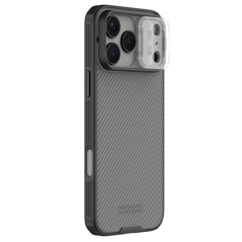 Etui Nillkin Camshield Pro z osłoną aparatu iPhone 17 Pro Max Transparent Black / Przezroczysty Czarny Etui Nillkin Camshield Pro z osłoną aparatu iPhone 17 Pro Max Transparent Black / Przezroczysty Czarny