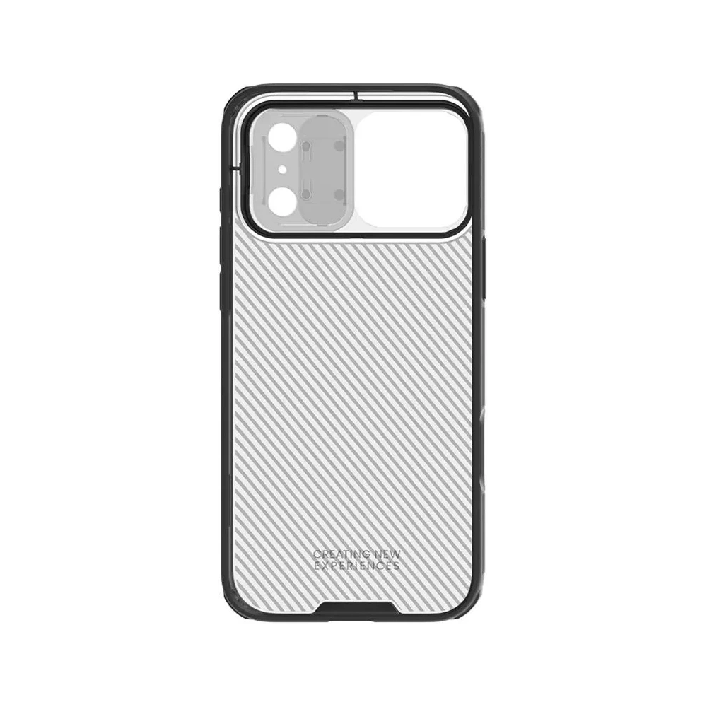 Etui Nillkin Camshield Pro z osłoną aparatu iPhone 17 Pro Max Transparent Black / Przezroczysty Czarny