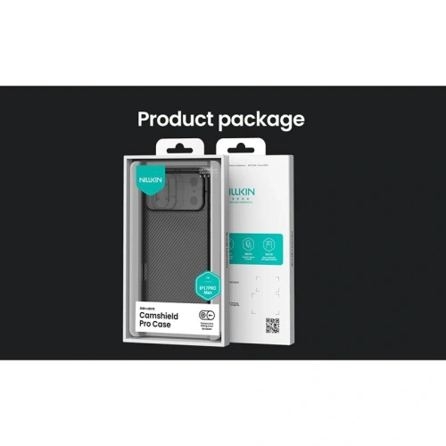 Etui Nillkin Camshield Pro z osłoną aparatu iPhone 17 Pro Max Transparent Black / Przezroczysty Czarny Etui Nillkin Camshield Pro z osłoną aparatu iPhone 17 Pro Max Transparent Black / Przezroczysty Czarny