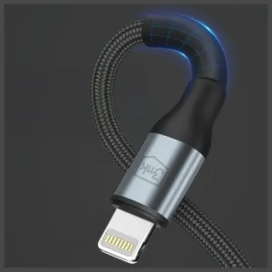 Kabel 3MK Hyper Cable N-SERIES USB-A / Lightning 1m 5V/2.4A 12W czarny