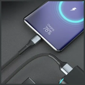 Kabel 3MK Hyper Cable N-SERIES USB-A / USB-C 2m 9V/2A 18W czarny