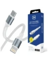 Kabel 3MK Hyper Cable N-SERIES USB-C / Lightning 1m 9V/2A 20W biały
