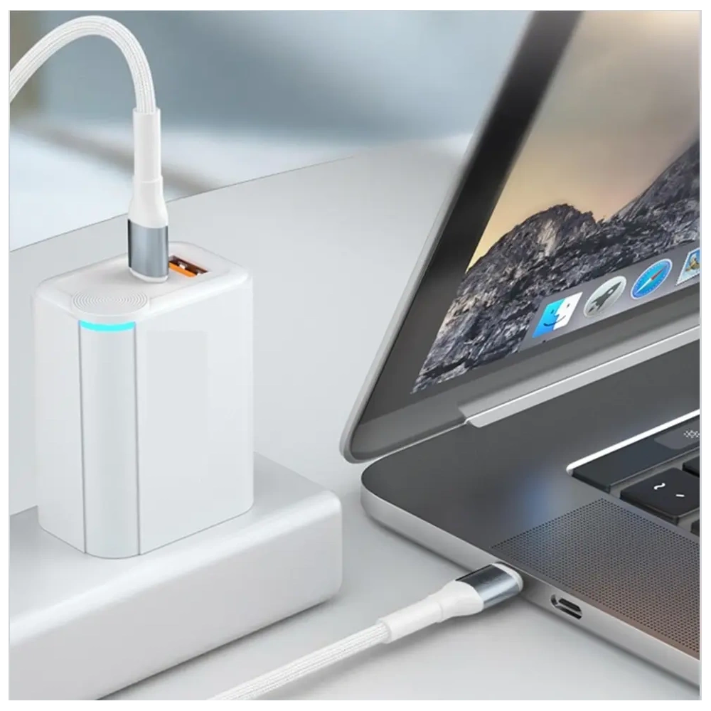 Kabel 3MK Hyper Cable N-SERIES USB-C / Lightning 1m 9V/2A 20W biały