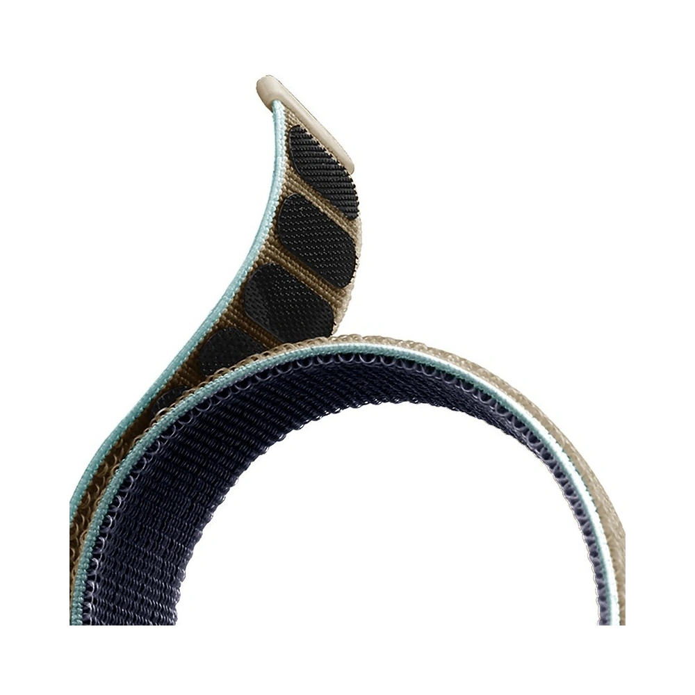 Nylonowy pasek PURO Band Apple Watch 4/5/6/7/SE/8/9/Ultra 44/45/49mm (Khaki/Granatowy)