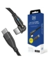 Kabel 3MK Hyper Cable N-SERIES USB-C / USB-C 2m 20V/3A 60W obrotowy czarny