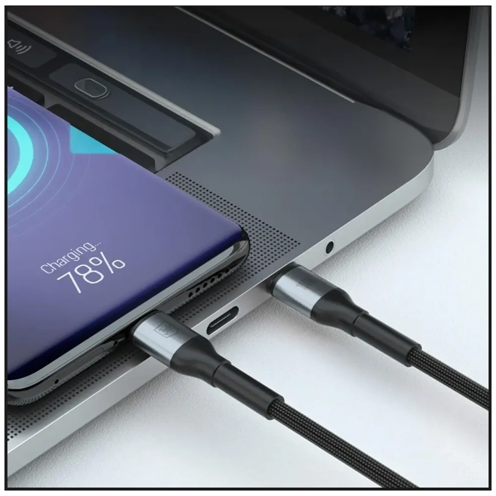 Kabel 3MK Hyper Cable N-SERIES USB-C / USB-C 2m 20V/5A 100W czarny