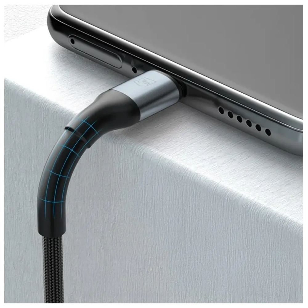 Kabel 3MK Hyper Cable N-SERIES USB-C / USB-C 2m 20V/5A 100W czarny