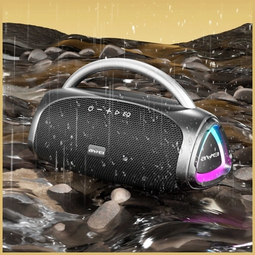 Głośnik bezprzewodowy AWEI KA39 100W Bluetooth 5.3 przenośny zewnętrzny czarny