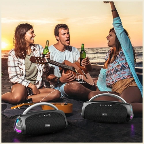 Głośnik bezprzewodowy AWEI KA39 100W Bluetooth 5.3 przenośny zewnętrzny czarny