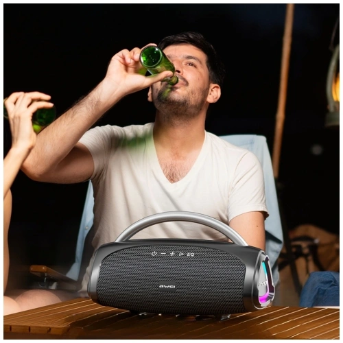 Głośnik bezprzewodowy AWEI KA39 100W Bluetooth 5.3 przenośny zewnętrzny czarny