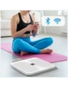 Waga do ciała AWEI SS1 wielofunkcyjna Bluetooth 5.0 500mAh biały