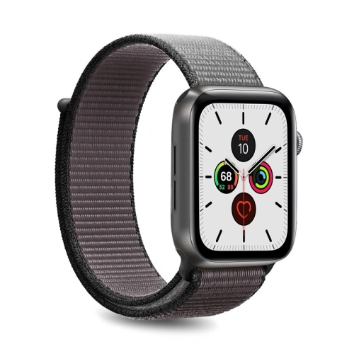 Kup Nylonový pásek PURO Band Apple Watch 4/5/6/7/SE/8/9/Ultra 44/45/49mm (Šedý/Černý) - PUR197GRY - {ean13} - Sklep Home Screen