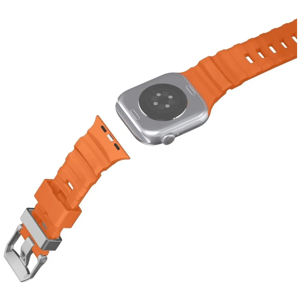 Pasek Spigen WBS2 Band Apple Watch 8 / 9 / 10 / 11 / Se / Ultra (44 / 45 / 46 / 49 Mm) Orange