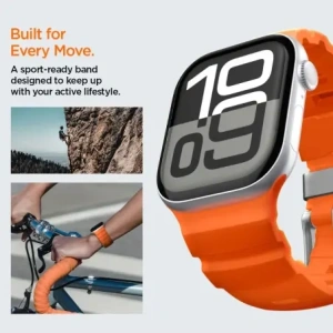 Pasek Spigen WBS2 Band Apple Watch 8 / 9 / 10 / 11 / Se / Ultra (44 / 45 / 46 / 49 Mm) Orange Pasek Spigen WBS2 Band Apple Watch 8 / 9 / 10 / 11 / Se / Ultra (44 / 45 / 46 / 49 Mm) Orange