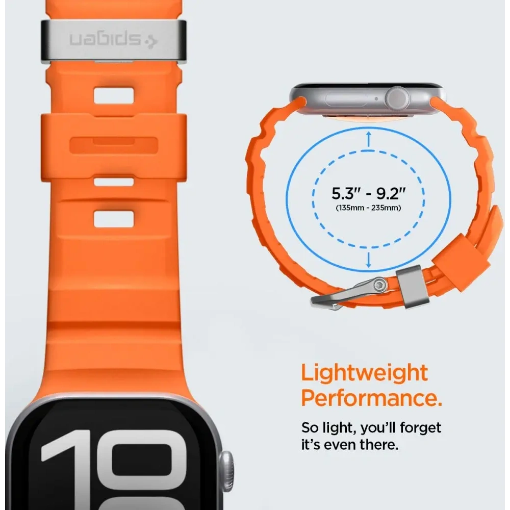 Pasek Spigen WBS2 Band Apple Watch 8 / 9 / 10 / 11 / Se / Ultra (44 / 45 / 46 / 49 Mm) Orange