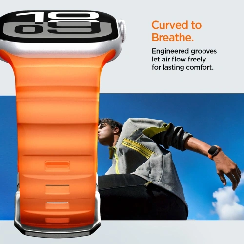 Pasek Spigen WBS2 Band Apple Watch 8 / 9 / 10 / 11 / Se / Ultra (44 / 45 / 46 / 49 Mm) Orange Pasek Spigen WBS2 Band Apple Watch 8 / 9 / 10 / 11 / Se / Ultra (44 / 45 / 46 / 49 Mm) Orange