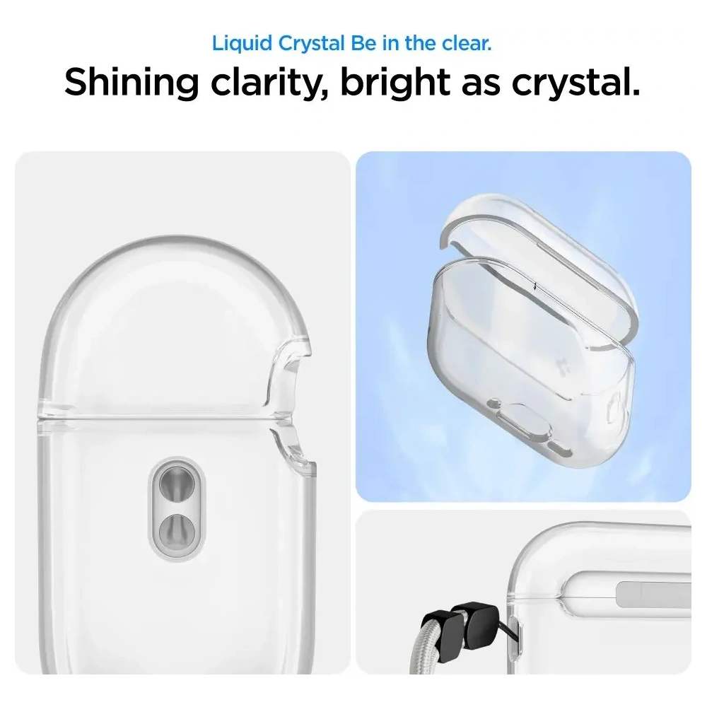 Etui Spigen Liquid Crystal Apple AirPods Pro 3 Crystal Clear