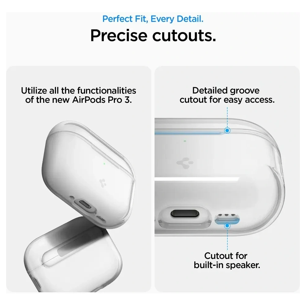 Etui Spigen Liquid Crystal Apple AirPods Pro 3 Crystal Clear