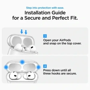 Etui Spigen Liquid Crystal Apple AirPods Pro 3 Crystal Clear Etui Spigen Liquid Crystal Apple AirPods Pro 3 Crystal Clear