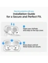 Etui Spigen Liquid Crystal Apple AirPods Pro 3 Crystal Clear Etui Spigen Liquid Crystal Apple AirPods Pro 3 Crystal Clear