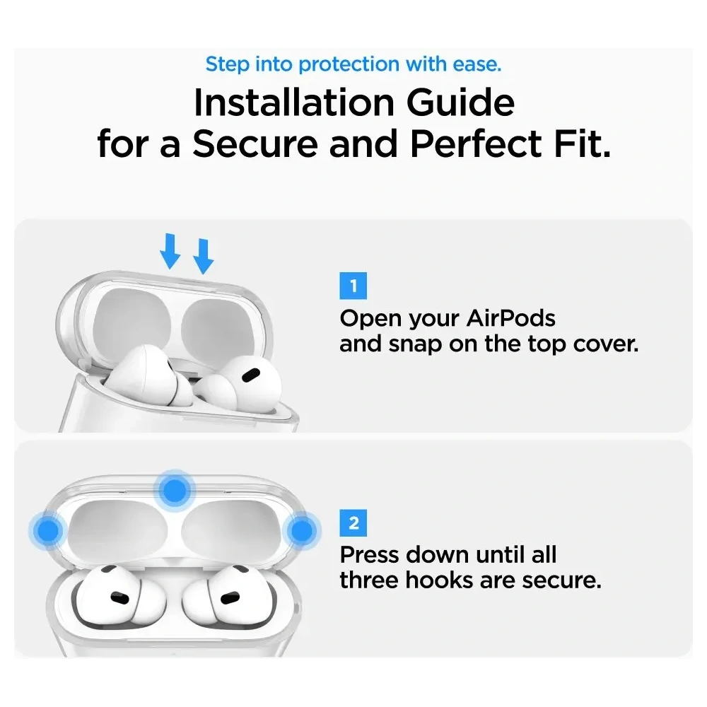 Etui Spigen Liquid Crystal Apple AirPods Pro 3 Crystal Clear