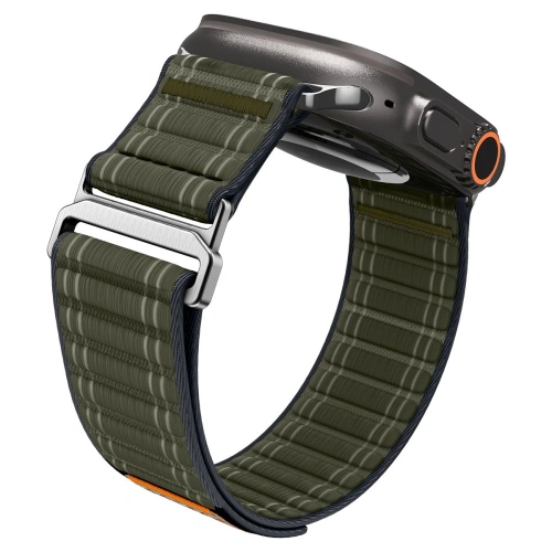 Pasek Spigen WBF0 Band Apple Watch 8 / 9 / 10 / 11 / Se / Ultra (44 / 45 / 46 / 49 Mm) Green Pasek Spigen WBF0 Band Apple Watch 8 / 9 / 10 / 11 / Se / Ultra (44 / 45 / 46 / 49 Mm) Green