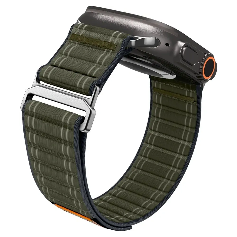 Pasek Spigen WBF0 Band Apple Watch 8 / 9 / 10 / 11 / Se / Ultra (44 / 45 / 46 / 49 Mm) Green