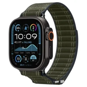 Pasek Spigen WBF0 Band Apple Watch 8 / 9 / 10 / 11 / Se / Ultra (44 / 45 / 46 / 49 Mm) Green Pasek Spigen WBF0 Band Apple Watch 8 / 9 / 10 / 11 / Se / Ultra (44 / 45 / 46 / 49 Mm) Green