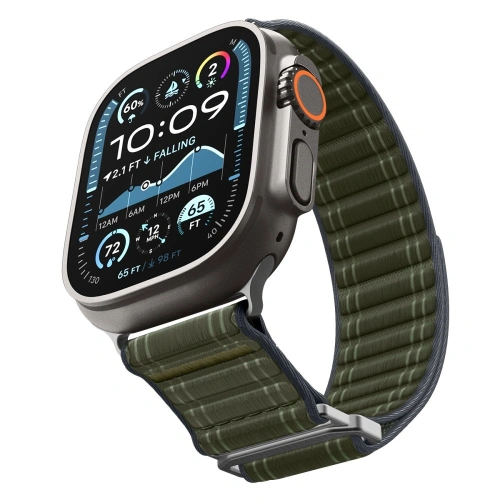 Pasek Spigen WBF0 Band Apple Watch 8 / 9 / 10 / 11 / Se / Ultra (44 / 45 / 46 / 49 Mm) Green Pasek Spigen WBF0 Band Apple Watch 8 / 9 / 10 / 11 / Se / Ultra (44 / 45 / 46 / 49 Mm) Green