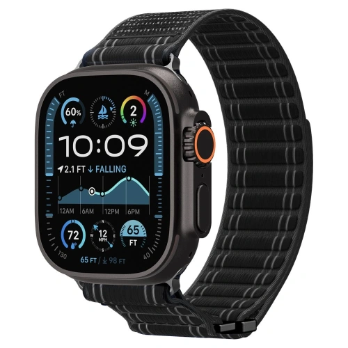 Pasek Spigen WBF0 Band Apple Watch 8 / 9 / 10 / 11 / Se / Ultra (44 / 45 / 46 / 49 Mm) Black Pasek Spigen WBF0 Band Apple Watch 8 / 9 / 10 / 11 / Se / Ultra (44 / 45 / 46 / 49 Mm) Black