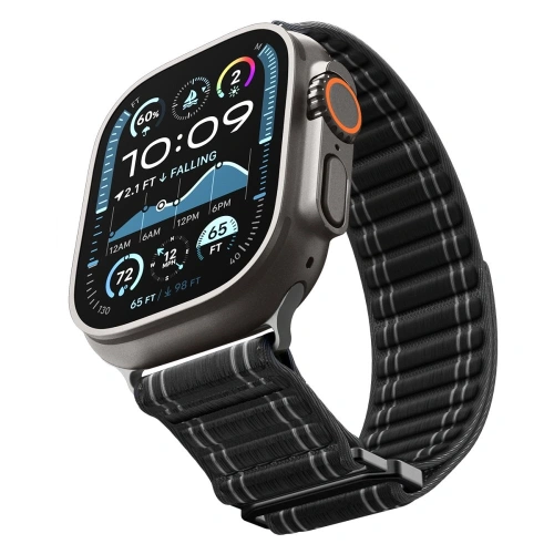 Pasek Spigen WBF0 Band Apple Watch 8 / 9 / 10 / 11 / Se / Ultra (44 / 45 / 46 / 49 Mm) Black Pasek Spigen WBF0 Band Apple Watch 8 / 9 / 10 / 11 / Se / Ultra (44 / 45 / 46 / 49 Mm) Black
