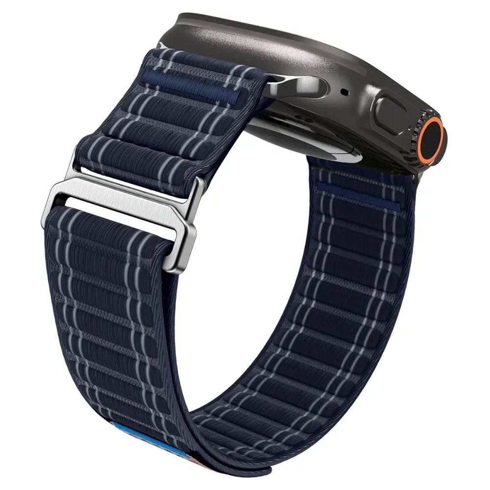 Pasek Spigen WBF0 Band Apple Watch 8 / 9 / 10 / 11 / Se / Ultra (44 / 45 / 46 / 49 Mm) Navy