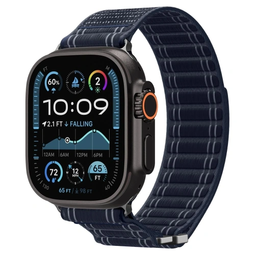 Pasek Spigen WBF0 Band Apple Watch 8 / 9 / 10 / 11 / Se / Ultra (44 / 45 / 46 / 49 Mm) Navy Pasek Spigen WBF0 Band Apple Watch 8 / 9 / 10 / 11 / Se / Ultra (44 / 45 / 46 / 49 Mm) Navy
