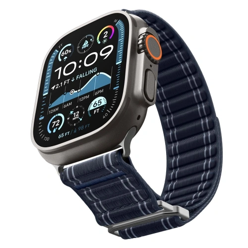 Pasek Spigen WBF0 Band Apple Watch 8 / 9 / 10 / 11 / Se / Ultra (44 / 45 / 46 / 49 Mm) Navy Pasek Spigen WBF0 Band Apple Watch 8 / 9 / 10 / 11 / Se / Ultra (44 / 45 / 46 / 49 Mm) Navy