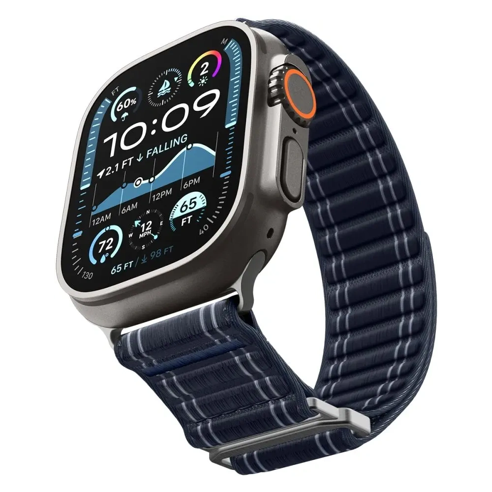 Pasek Spigen WBF0 Band Apple Watch 8 / 9 / 10 / 11 / Se / Ultra (44 / 45 / 46 / 49 Mm) Navy