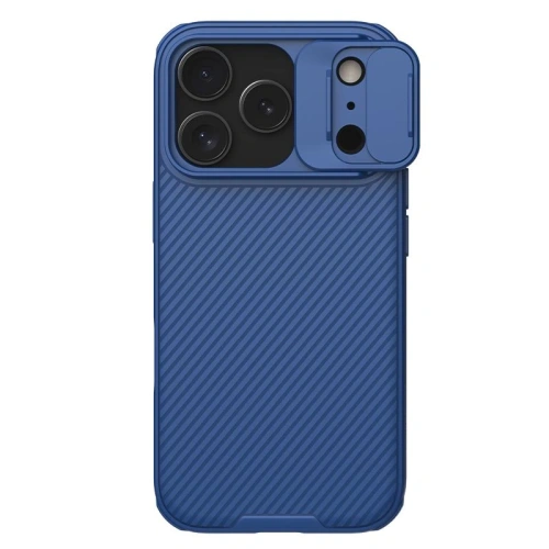 Etui Nillkin Camshield Pro z osłoną aparatu iPhone 17 Pro Blue / Niebieski Etui Nillkin Camshield Pro z osłoną aparatu iPhone 17 Pro Blue / Niebieski