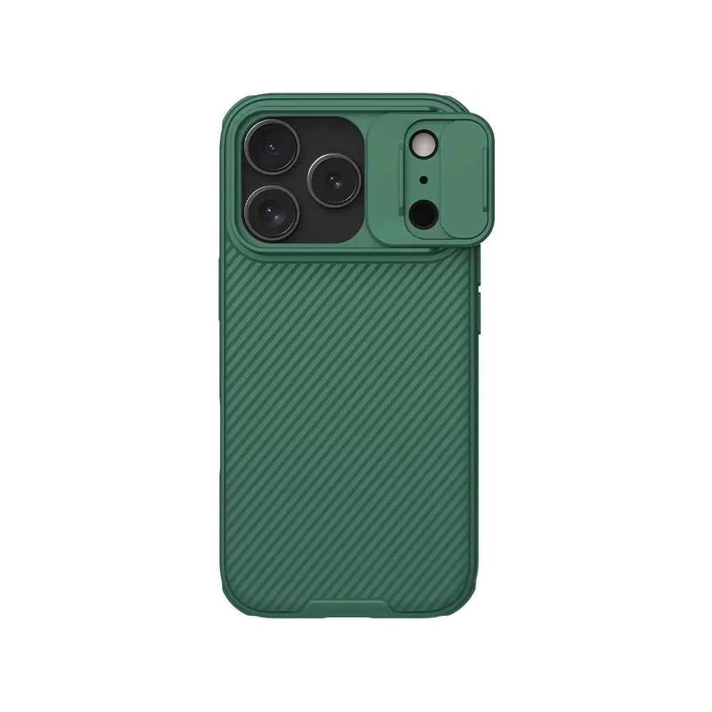 Etui Nillkin Camshield Pro z osłoną aparatu iPhone 17 Pro Dark Green / Zielony