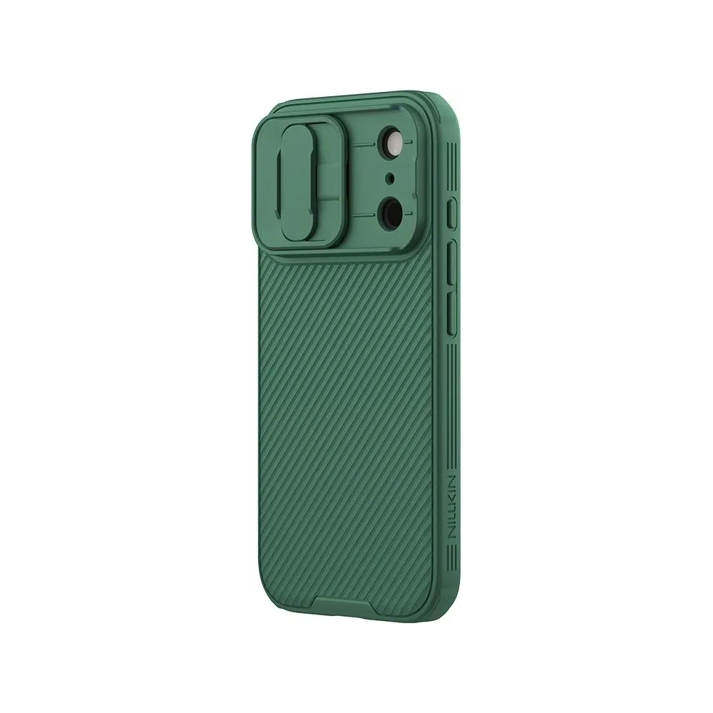 Etui Nillkin Camshield Pro z osłoną aparatu iPhone 17 Pro Dark Green / Zielony