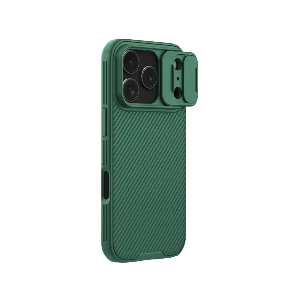 Etui Nillkin Camshield Pro z osłoną aparatu iPhone 17 Pro Dark Green / Zielony