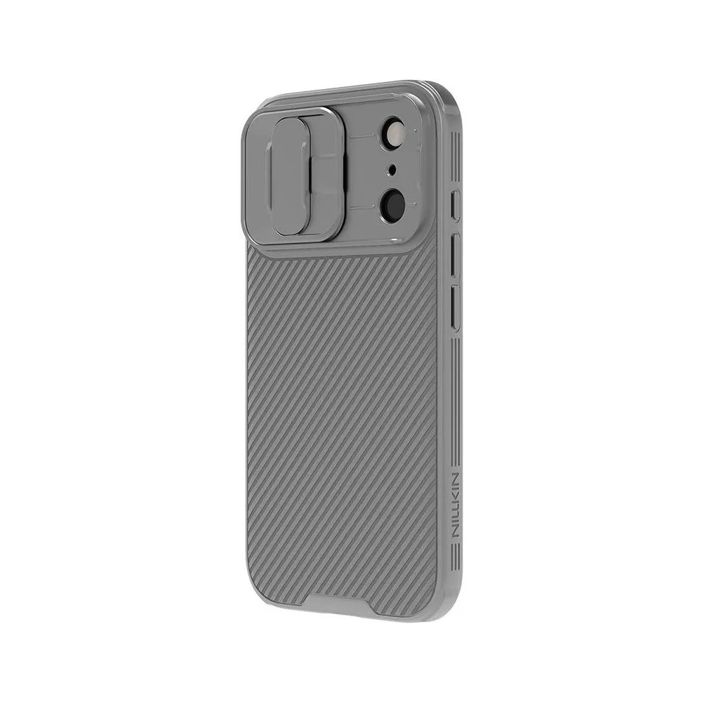 Etui Nillkin Camshield Pro z osłoną aparatu iPhone 17 Pro Titanium Gray / Szary