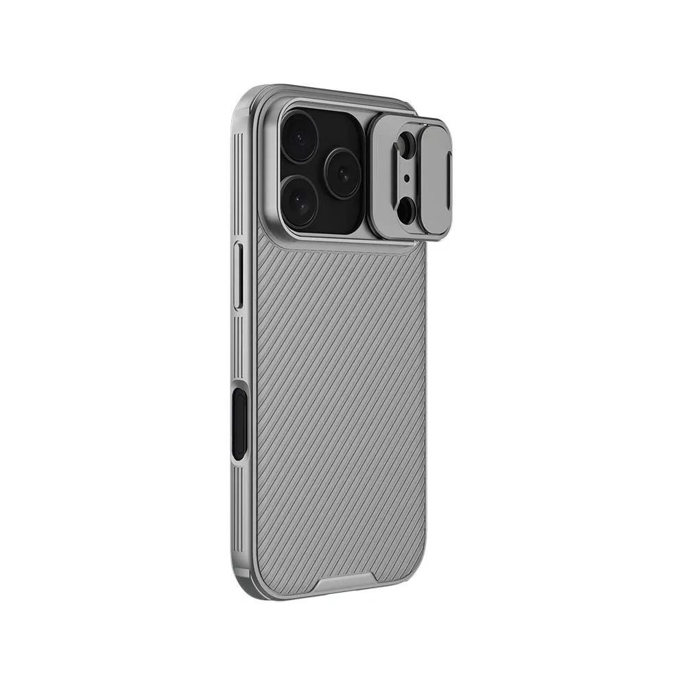 Etui Nillkin Camshield Pro z osłoną aparatu iPhone 17 Pro Titanium Gray / Szary