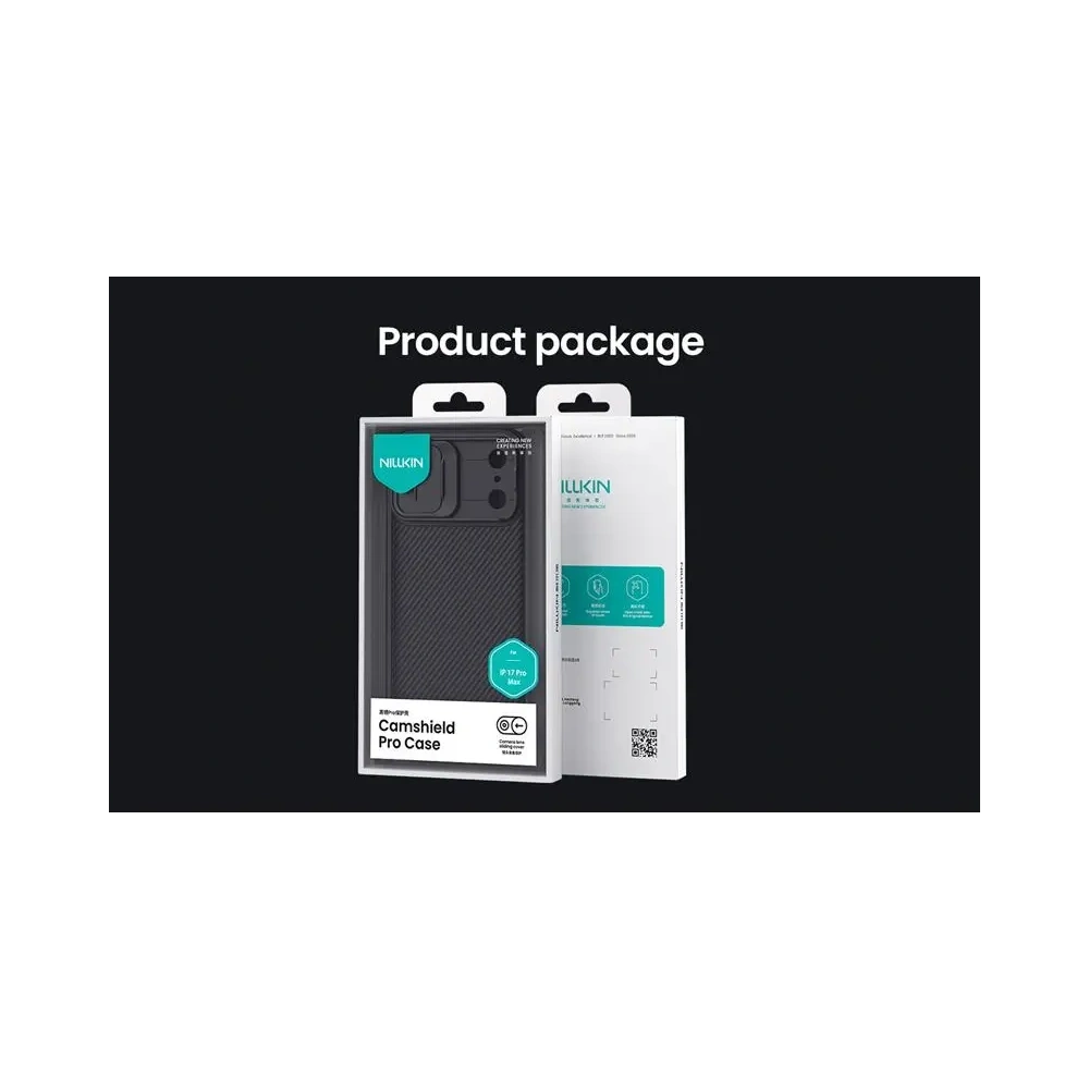 Etui Nillkin Camshield Pro z osłoną aparatu iPhone 17 Pro Max Titanium Gray / Szary