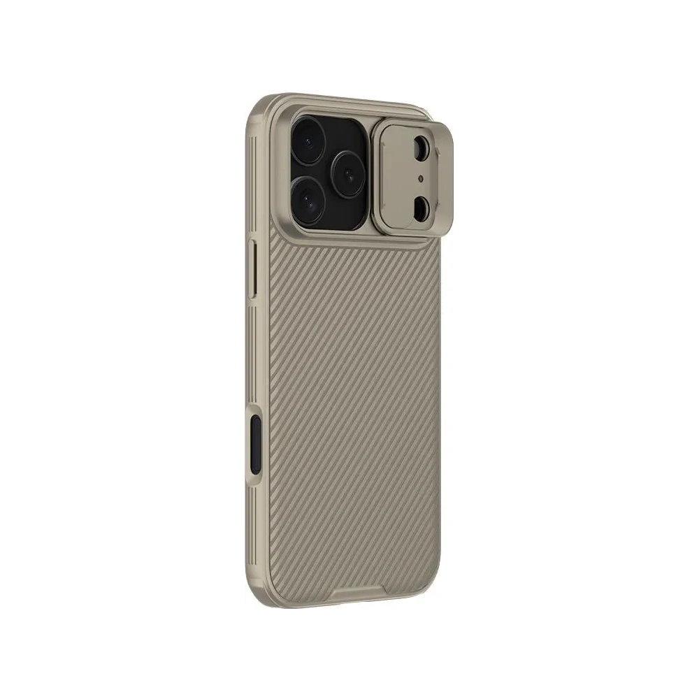 Etui Nillkin Camshield Pro z osłoną aparatu iPhone 17 Pro Max Golden / ZŁoty