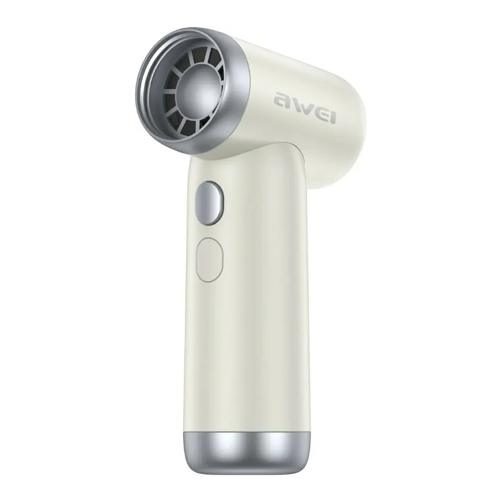 Wielofunkcyjny wiatrak AWEI F40 3w1 3300mAh biały